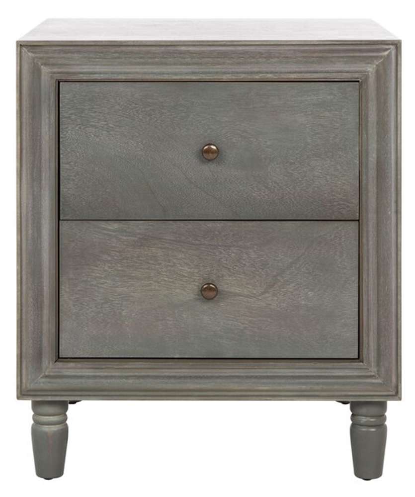 Safavieh - Blaise Night Stand W/Storage - Ash Grey - AMH6605B veiw 1