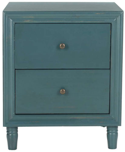 Safavieh - Blaise Night Stand W/Storage - Dark Teal - AMH6605C veiw 1