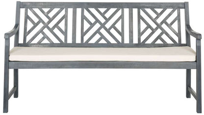 Safavieh - Bradbury 3 Seat Bench - Ash Grey - Beige - PAT6738B veiw 1