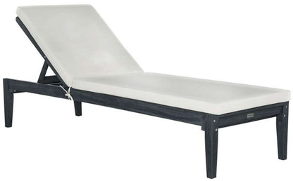 Safavieh - Bradbury Sunlounger - Dark Slate Gray - Beige - PAT6729K veiw 1