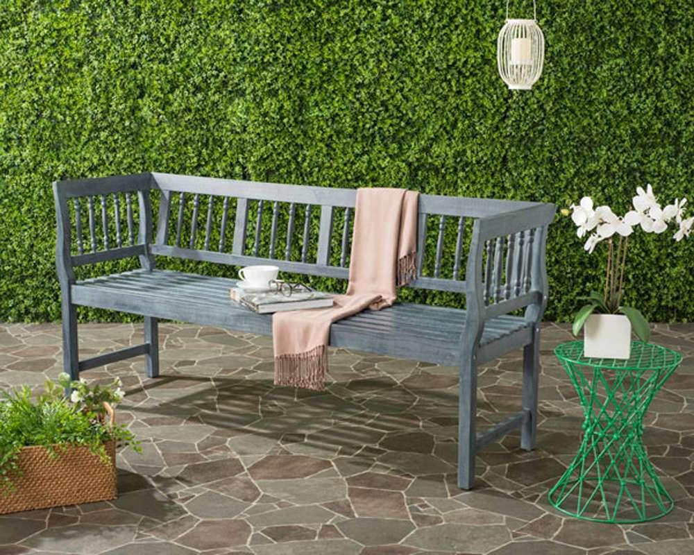 Safavieh - Brentwood Bench - Ash Grey - PAT6732B veiw 2