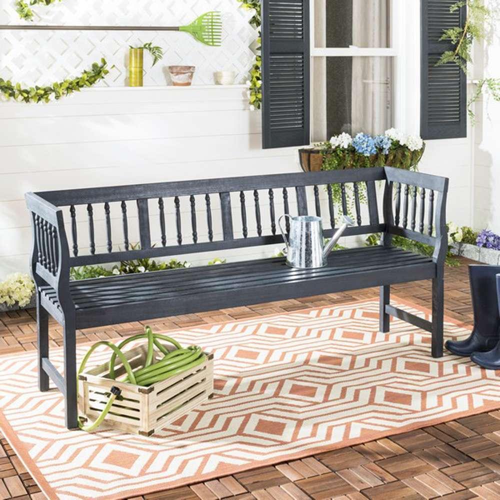Safavieh - Brentwood Bench - Dark Slate Gray - PAT6732K veiw 2