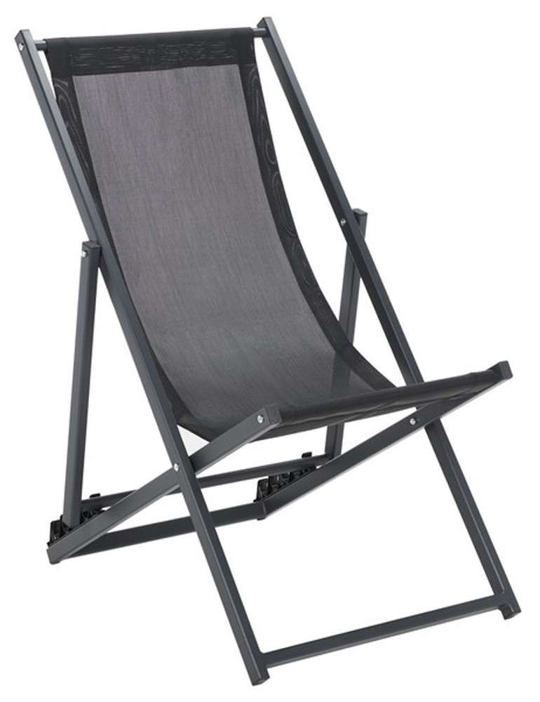 Safavieh - Breslin Set Of 2 Sling Chairs - Black - Black  (Set of 2) - PAT9040C-SET2 veiw 2