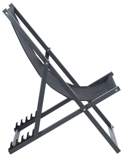 Safavieh - Breslin Set Of 2 Sling Chairs - Black - Black  (Set of 2) - PAT9040C-SET2 veiw 3