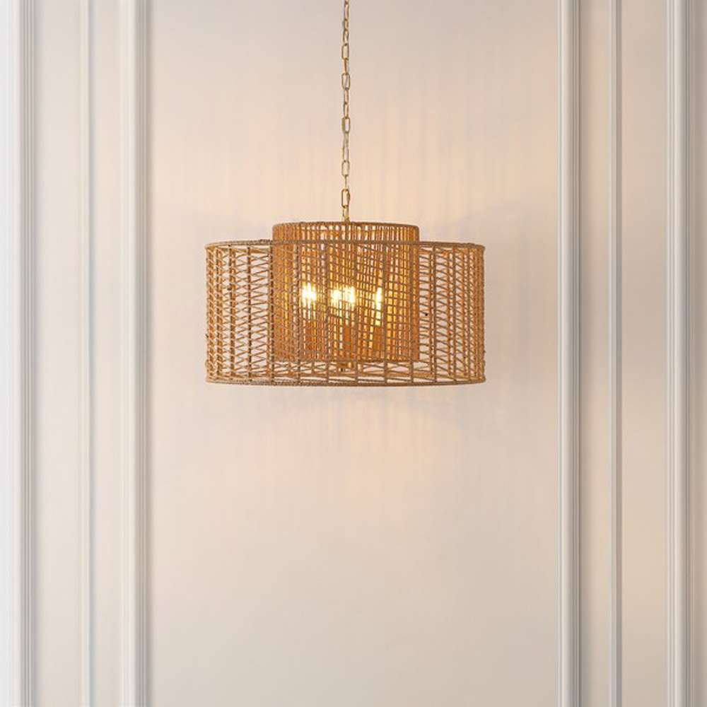 Safavieh - Brynora 4 Lt 25in Pendant - Natural - Gold - PND4190A veiw 2