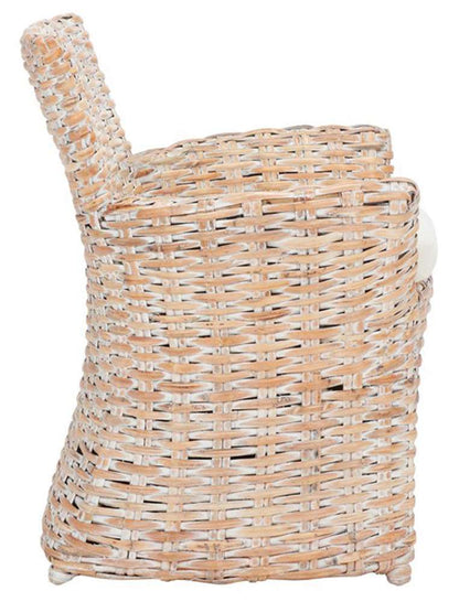 Safavieh - Cabana Arm Chair - White - White Washed - FOX6500C veiw 4