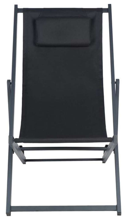 Safavieh - Camlin Set Of 2 Sling Chairs - Black - Black  (Set of 2) - PAT9039C-SET2 veiw 1