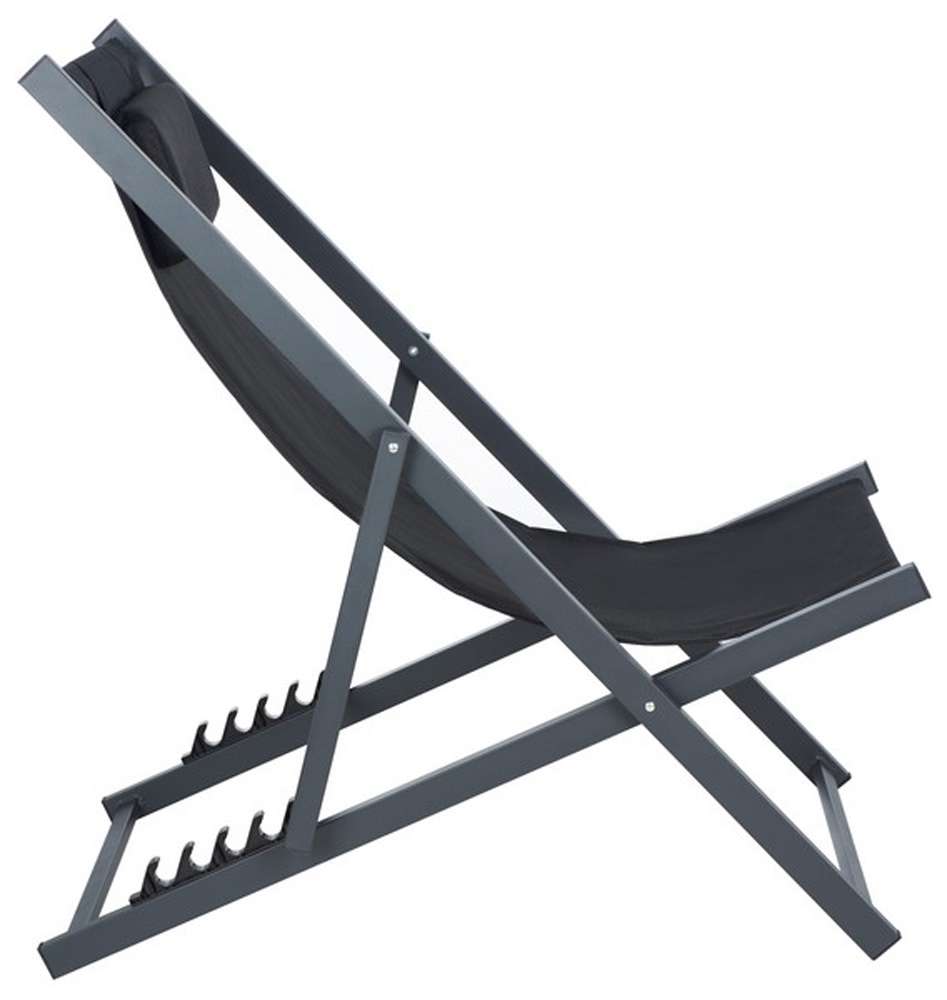Safavieh - Camlin Set Of 2 Sling Chairs - Black - Black  (Set of 2) - PAT9039C-SET2 veiw 3