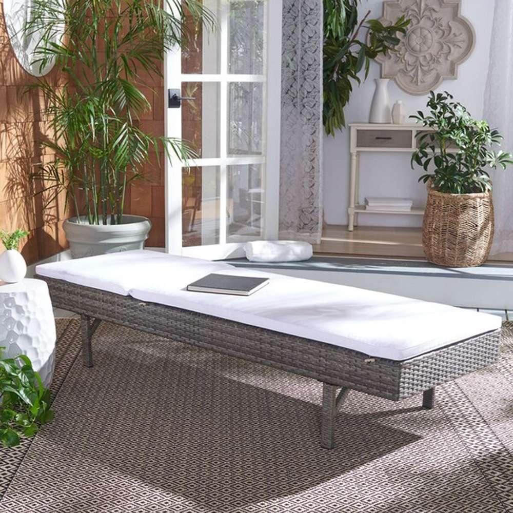 Safavieh - Cam Sunlounger - Grey Brown - White - PAT7501C veiw 2