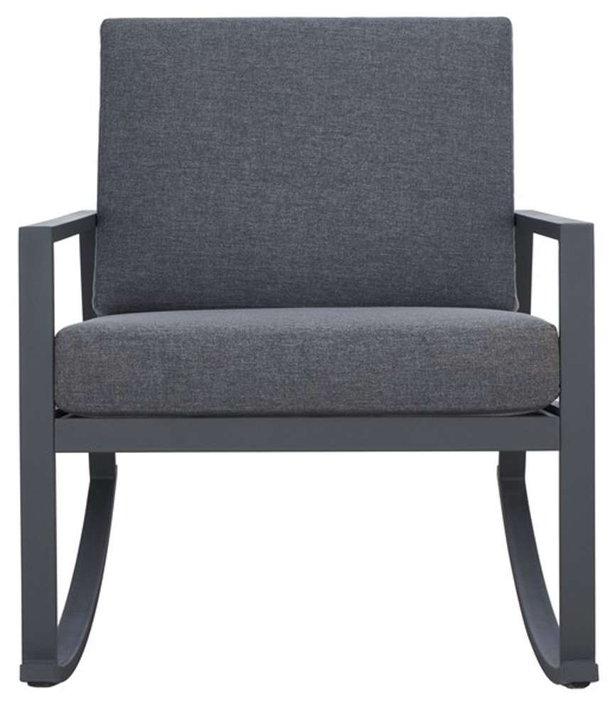 Safavieh - Cantor Rocking Chair - Grey - Grey - PAT7727A veiw 1