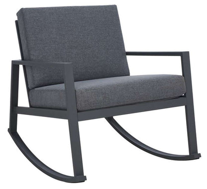 Safavieh - Cantor Rocking Chair - Grey - Grey - PAT7727A veiw 3