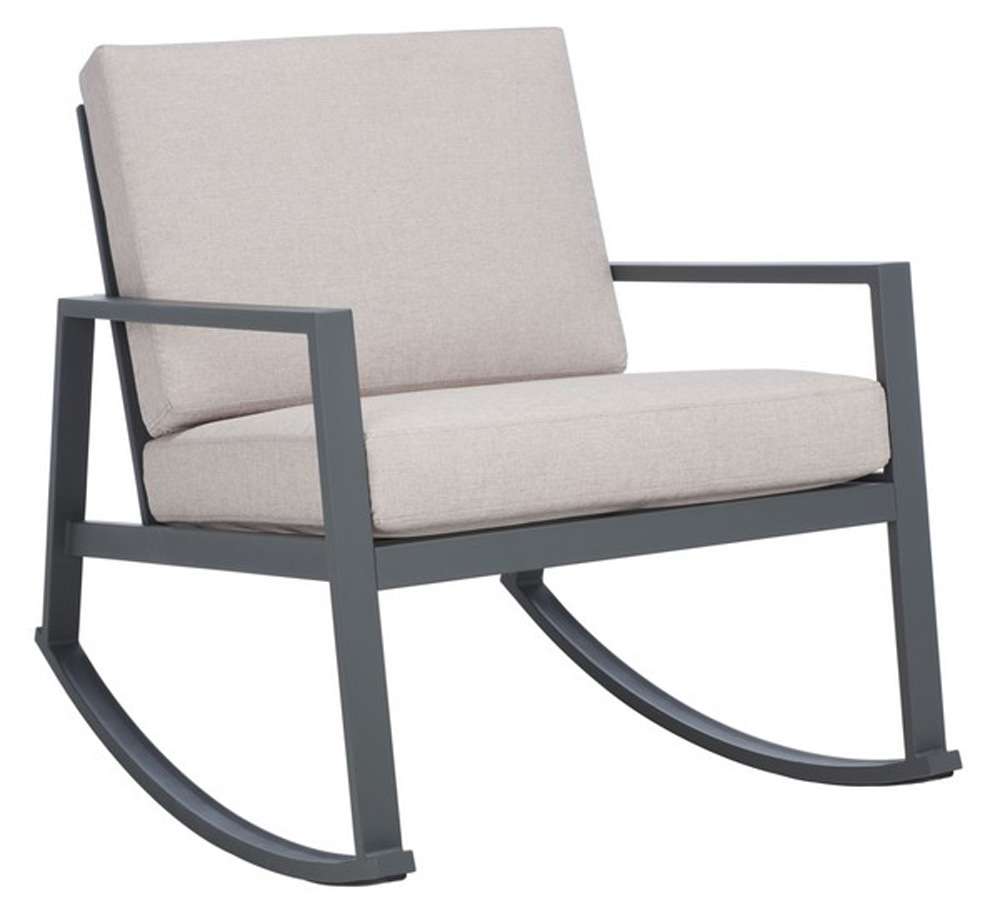 Safavieh - Cantor Rocking Chair - Grey - Light Grey - PAT7727B veiw 3