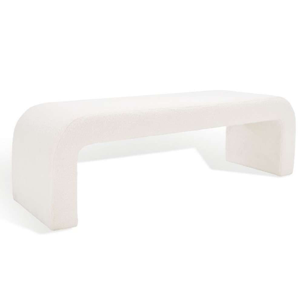 Safavieh - Caralynn Upholstered Bench - White - SFV5027C veiw 4