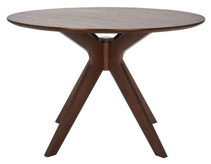 Safavieh - Carolee 46in Round Dining Table - Walnut - SFV2134C veiw 1