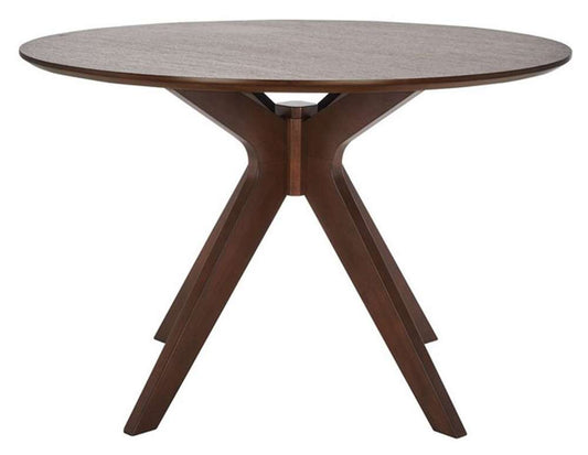 Safavieh - Carolee 46in Round Dining Table - Walnut - SFV2134C veiw 1