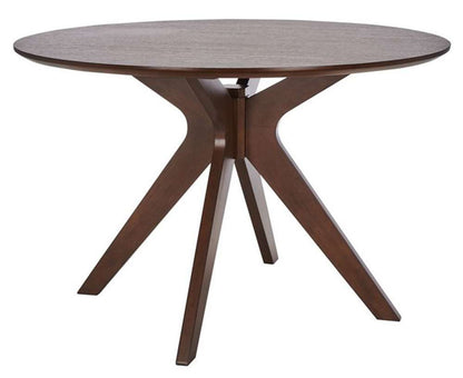 Safavieh - Carolee 46in Round Dining Table - Walnut - SFV2134C veiw 3