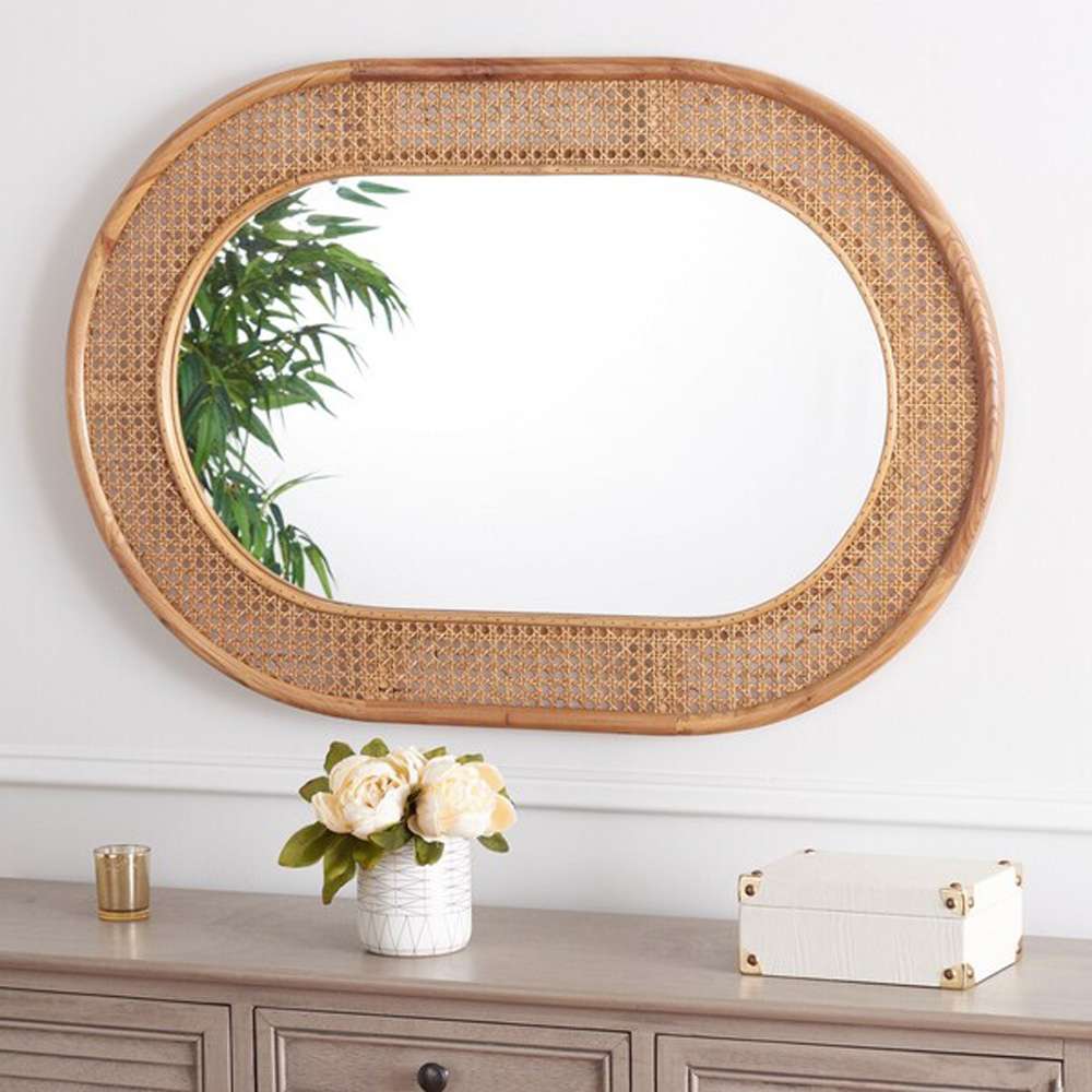 Safavieh - Cayce 24in Mirror - Natural - MRR2020B veiw 2