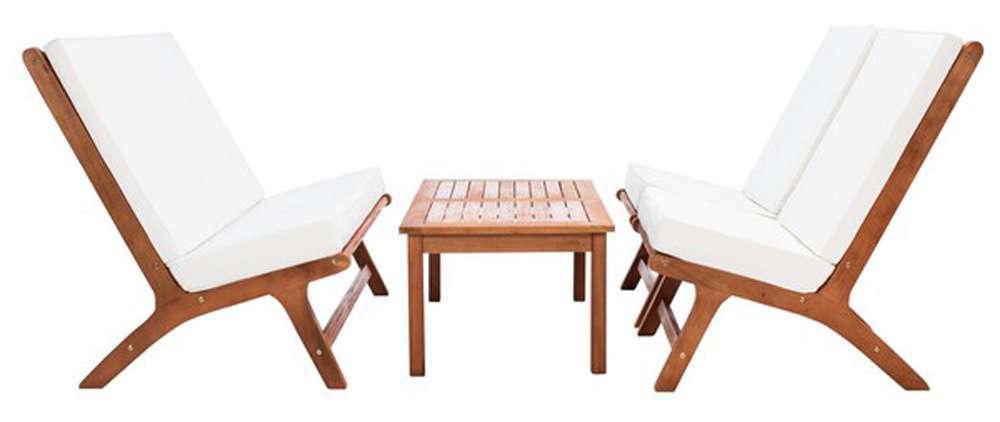 Safavieh - Chaston 4 Pc Living Set - Natural - Beige - PAT7044F veiw 3