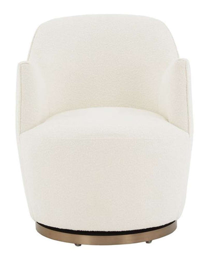 Safavieh - Christian Swivel Accent Chair - Ivory - SFV4797A veiw 1