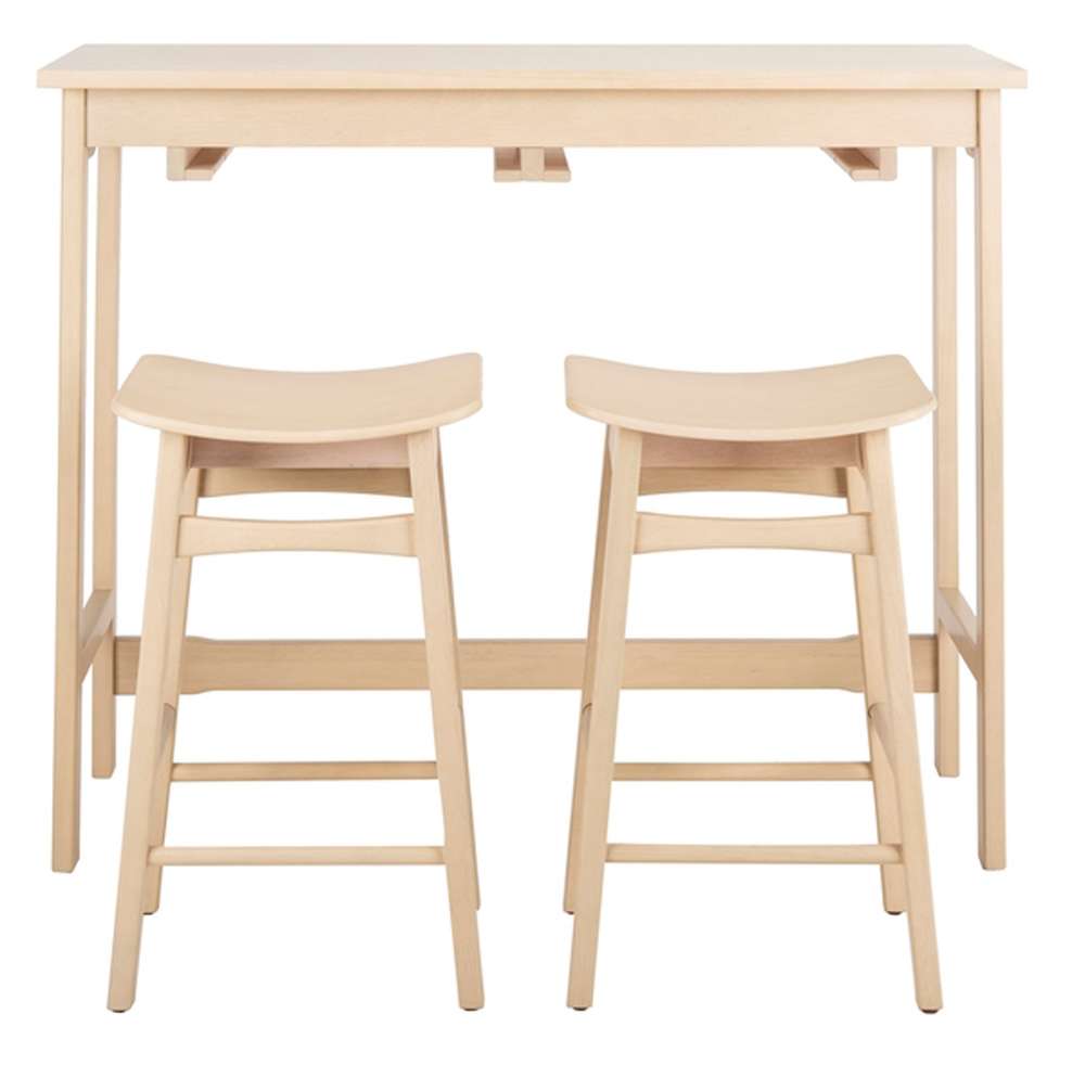 Safavieh - Colbie 3 Piece Pub Set - White Oak - DNS1000A veiw 1