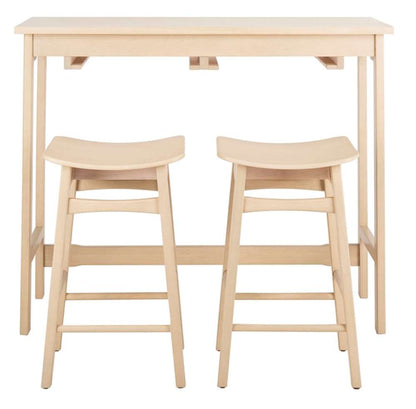 Safavieh - Colbie 3 Piece Pub Set - White Oak - DNS1000A veiw 1