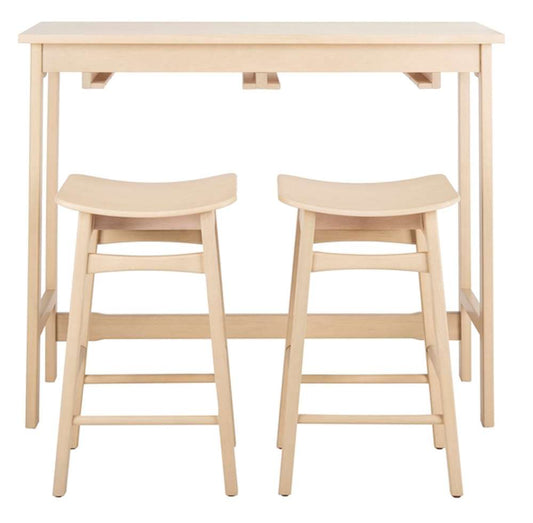 Safavieh - Colbie 3 Piece Pub Set - White Oak - DNS1000A veiw 1