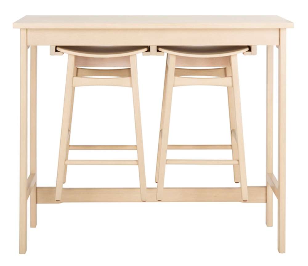 Safavieh - Colbie 3 Piece Pub Set - White Oak - DNS1000A veiw 2