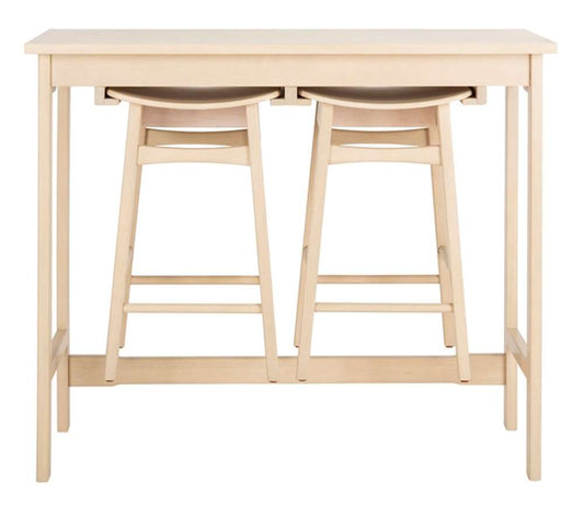 Safavieh - Colbie 3 Piece Pub Set - White Oak - DNS1000A veiw 2