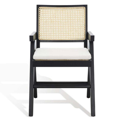 Safavieh - Colette Rattan Armchair - Black - Natural - SFV4136A veiw 2