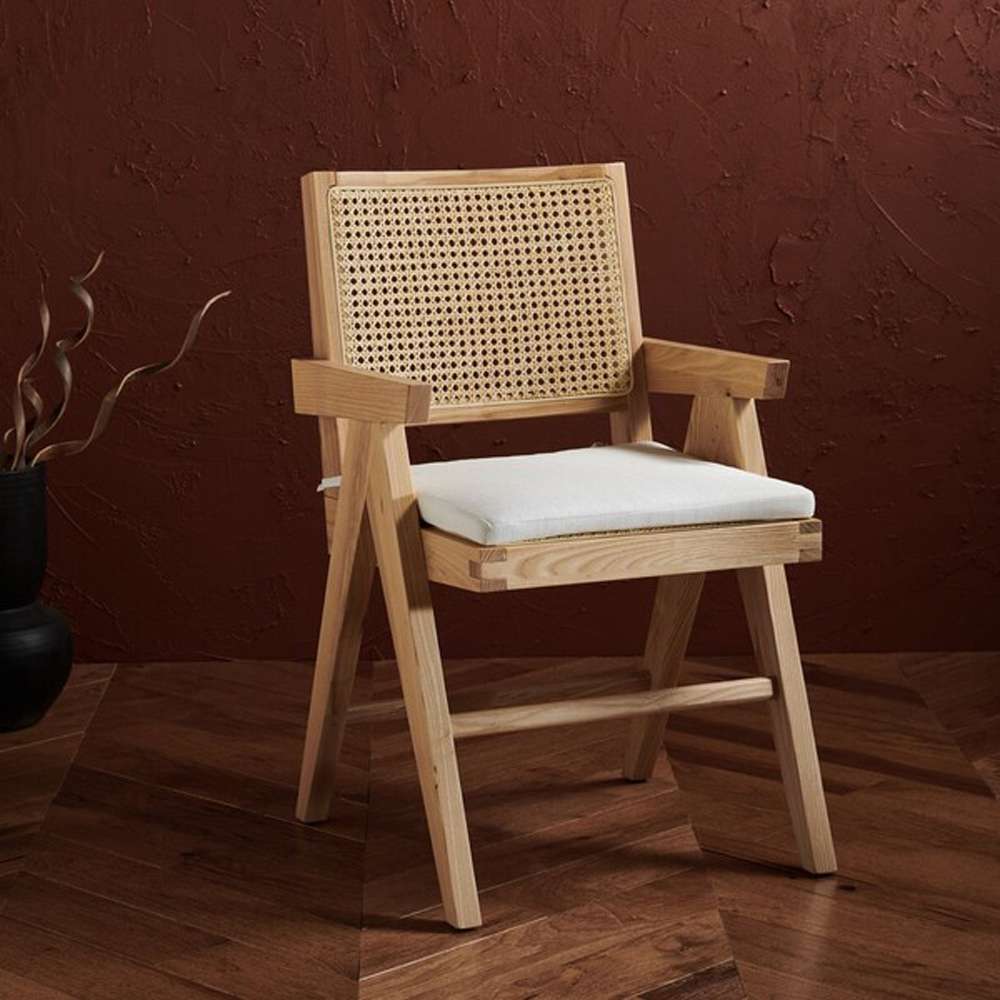 Safavieh - Colette Rattan Armchair - Natural - SFV4136B veiw 3