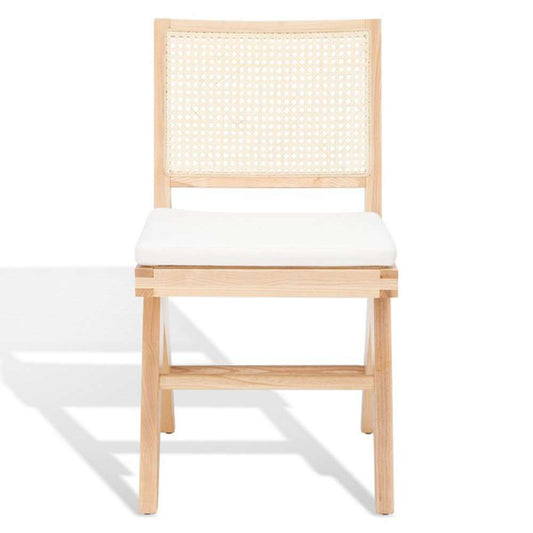 Safavieh - Colette Rattan Dining Chair - Natural  (Set of 2) - SFV4132B-SET2 veiw 2