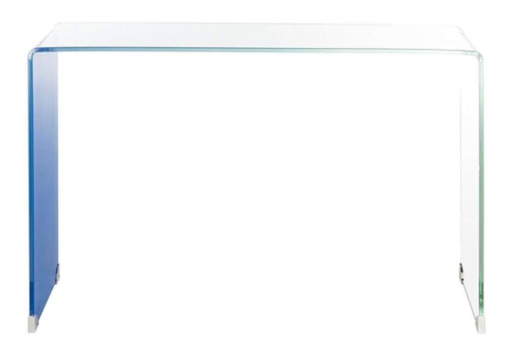 Safavieh - Crysta Ombre Glass Console Table - Clear - Blue - CNS7300A veiw 1