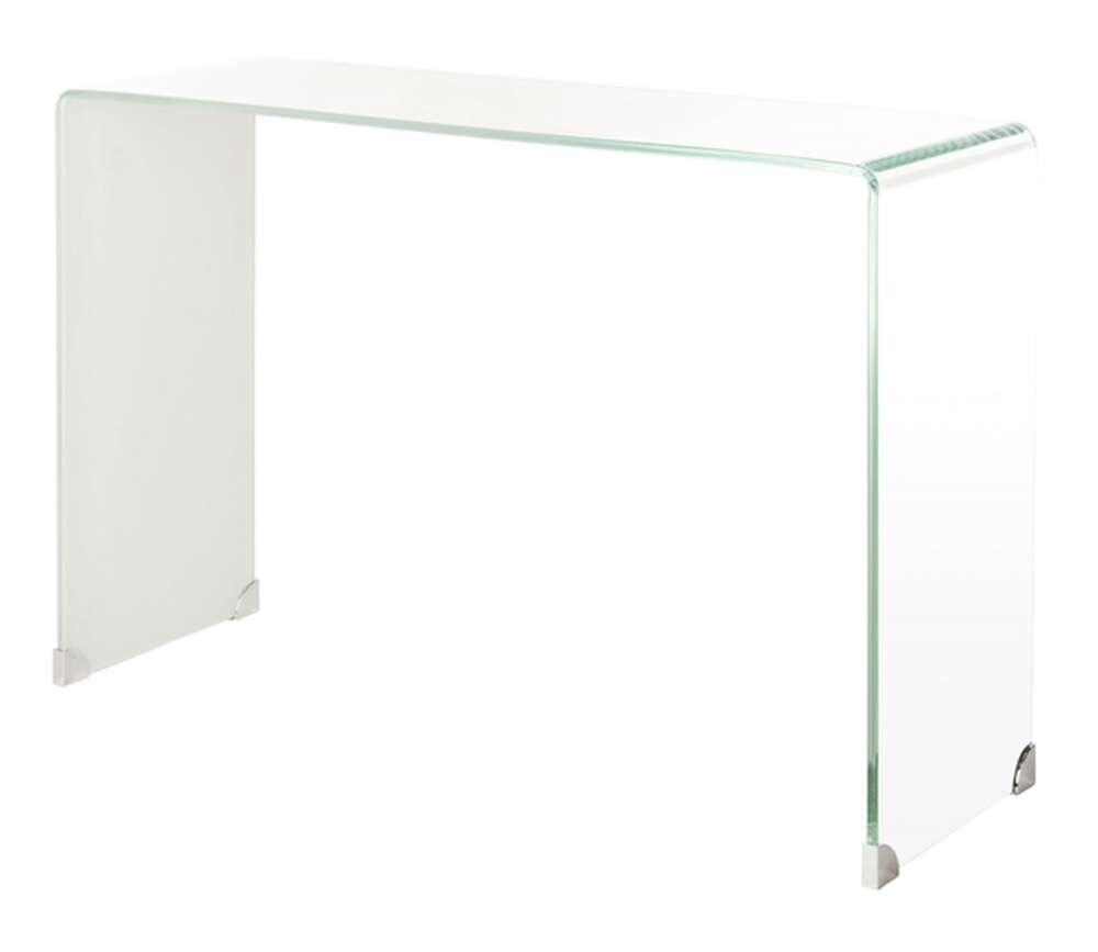 Safavieh - Crysta Ombre Glass Console Table - Clear - White - CNS7300B veiw 3