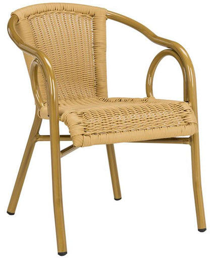 Safavieh - Dagny Arm Chair - Natural  (Set of 2) - PAT4000B-SET2 veiw 4