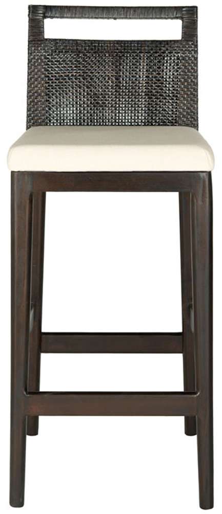 Safavieh - Darin Barstool - Dark Brown - White - SEA4015B veiw 1