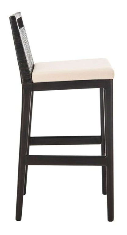 Safavieh - Darin Barstool - Dark Brown - White - SEA4015B veiw 4