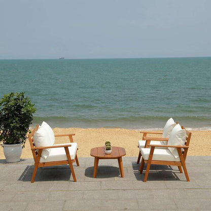 Safavieh - Deacon 4 Pc Living Set - Natural - Beige - PAT7050A veiw 3