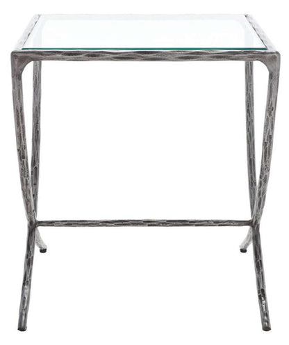 Safavieh - Debbie Square Metal Accent Table - Silver - SFV9523B veiw 1