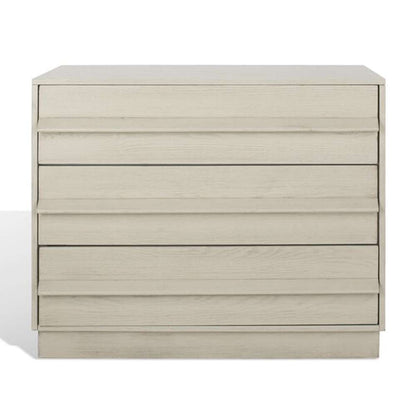 Safavieh - Deirdra 3 Drawer Wood Chest - White Washed - SFV2138A veiw 3