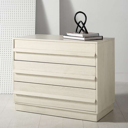 Safavieh - Deirdra 3 Drawer Wood Chest - White Washed - SFV2138A veiw 4