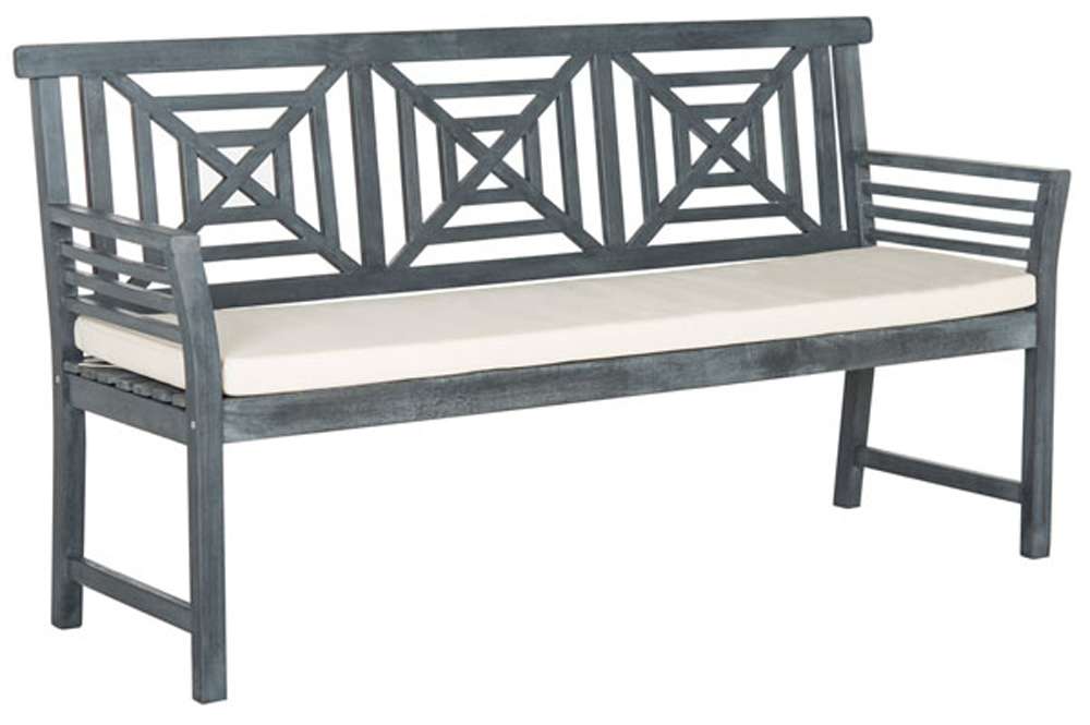 Safavieh - Del Mar 3 Seat Bench - Ash Grey - Beige - PAT6737B veiw 3