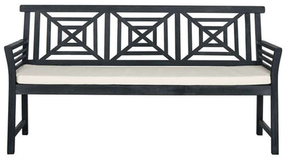 Safavieh - Del Mar 3 Seat Bench - Dark Slate Gray - Beige - PAT6737K veiw 1