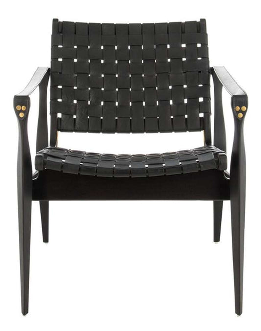 Safavieh - Dilan Safari Chair - Black - Black - SFV9005C veiw 1