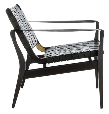 Safavieh - Dilan Safari Chair - Black - Black - SFV9005C veiw 4