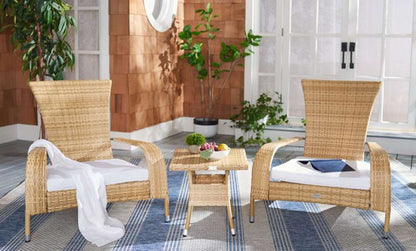 Safavieh - Edna 3Pc Lounge Set - Natural - White - PAT7719D veiw 2