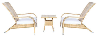 Safavieh - Edna 3Pc Lounge Set - Natural - White - PAT7719D veiw 3