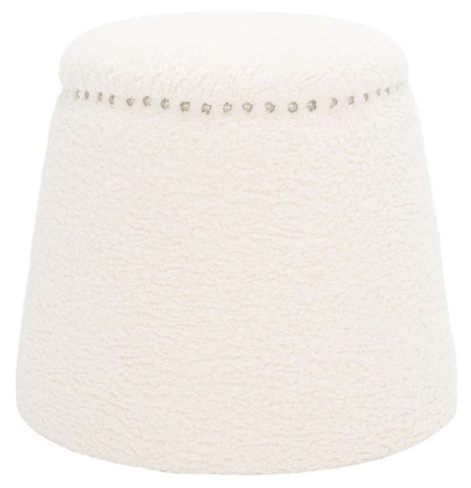 Safavieh - Ellerose Ottoman - Ivory - SFV5030A veiw 1