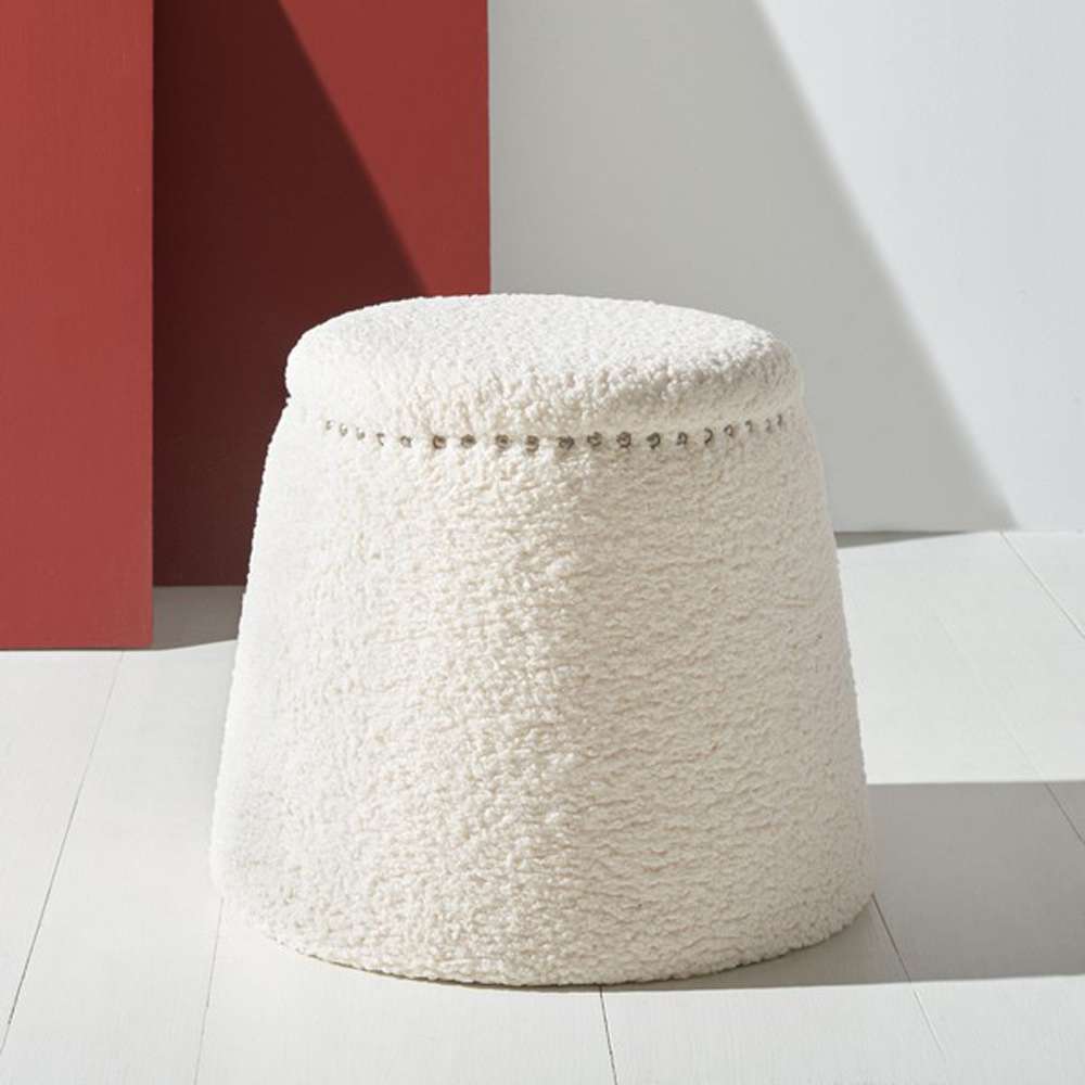 Safavieh - Ellerose Ottoman - Ivory - SFV5030A veiw 3