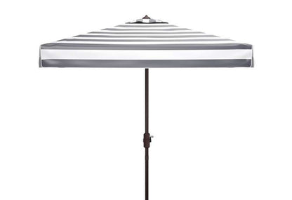 Safavieh - Elsa 7.5 Square Umbrella - Black - White - PAT8403A veiw 1