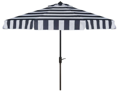 Safavieh - Elsa Fashion Line 9Ft Umbrella - Navy - White - PAT8003B veiw 1